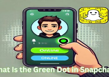 green dot in snapchat